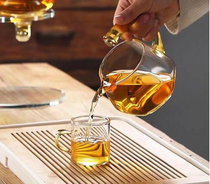 Magnetic Glass Tea Pot BH