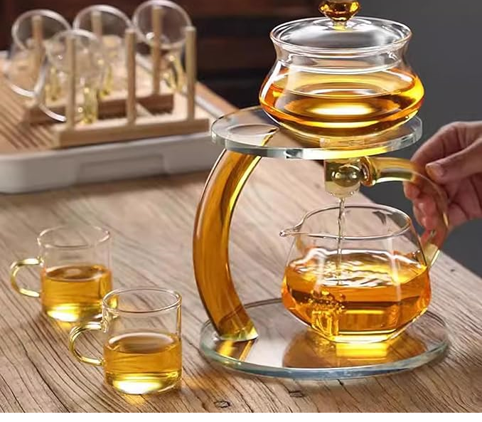 Magnetic Glass Tea Pot BH