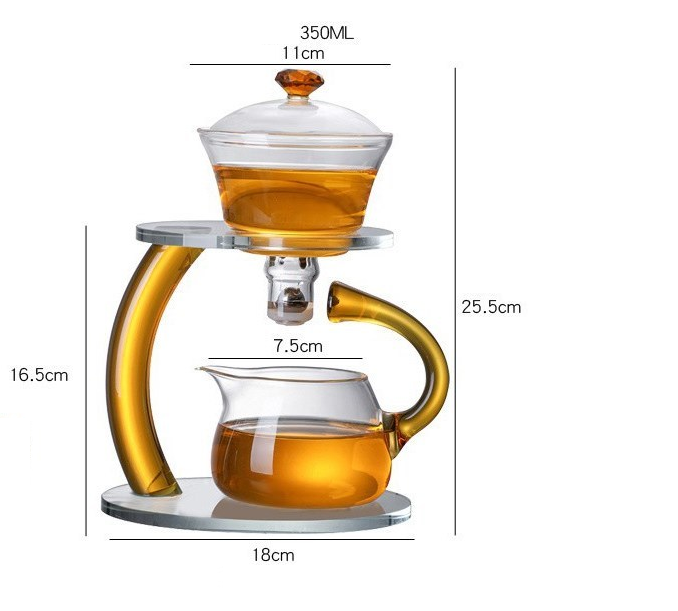 Magnetic Glass Tea Pot BH