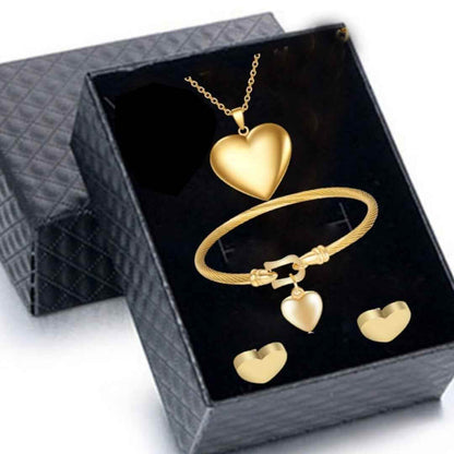 Keep Me In Your Heart Jewelry Set - TRIOVARI ACCESSORIES