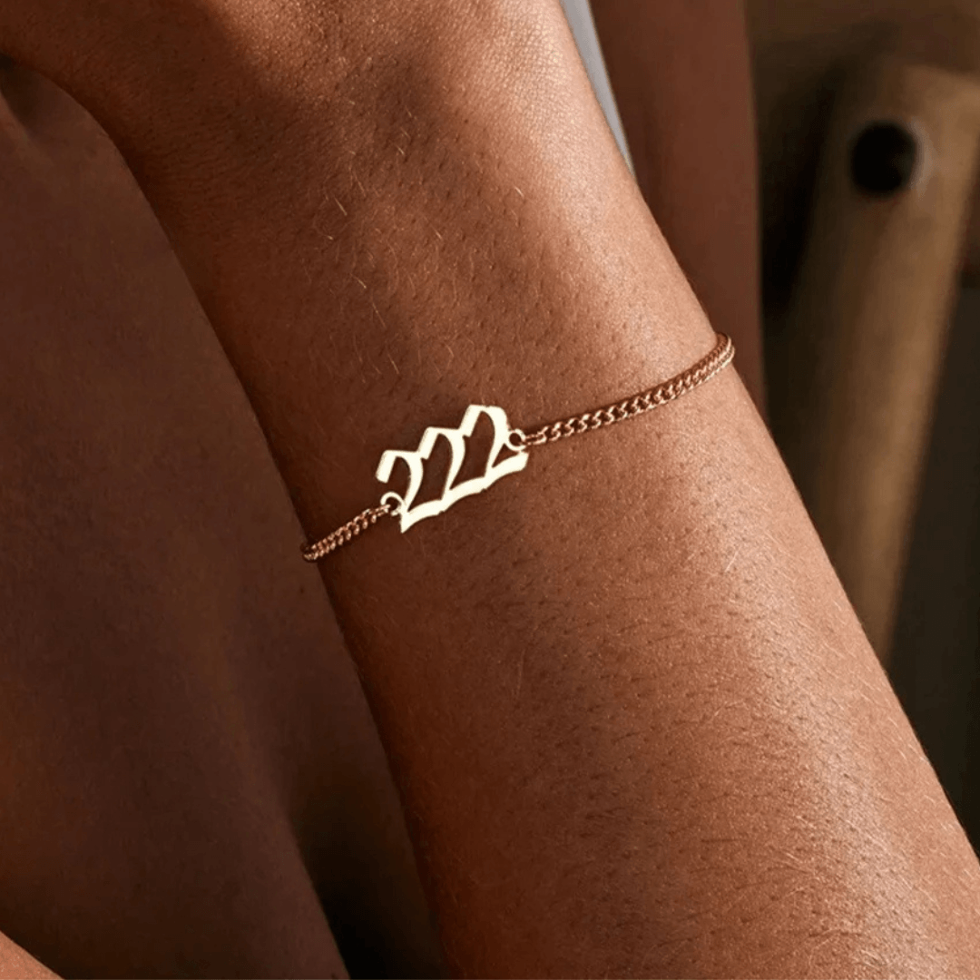 Personalized Lucky Numbers Bracelet - TRIOVARI ACCESSORIES
