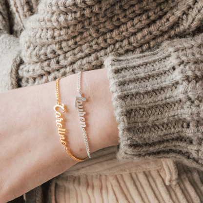 Personalized Name Bracelet - TRIOVARI ACCESSORIES
