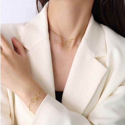Bow Tie Jewelry Set - TRIOVARI ACCESSORIES