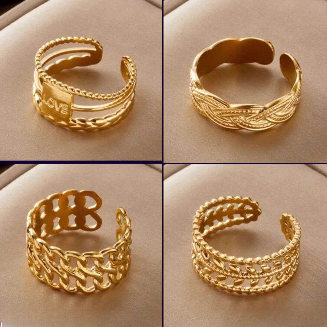 Queen Of The Rings Jewelry Set - TRIOVARI ACCESSORIES