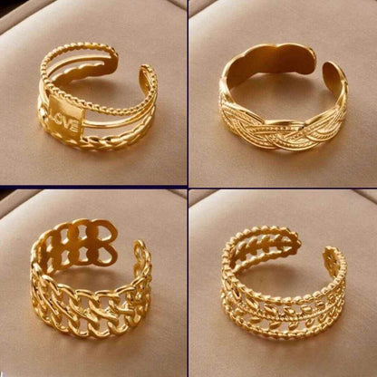 Queen Of The Rings Jewelry Set - TRIOVARI ACCESSORIES