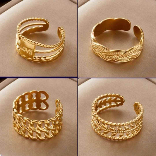 Queen Of The Rings Jewelry Set - TRIOVARI ACCESSORIES