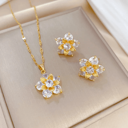 Flora Shine Jewelry Set