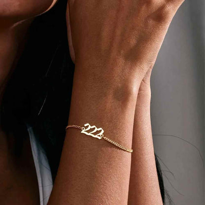 Personalized Lucky Numbers Bracelet