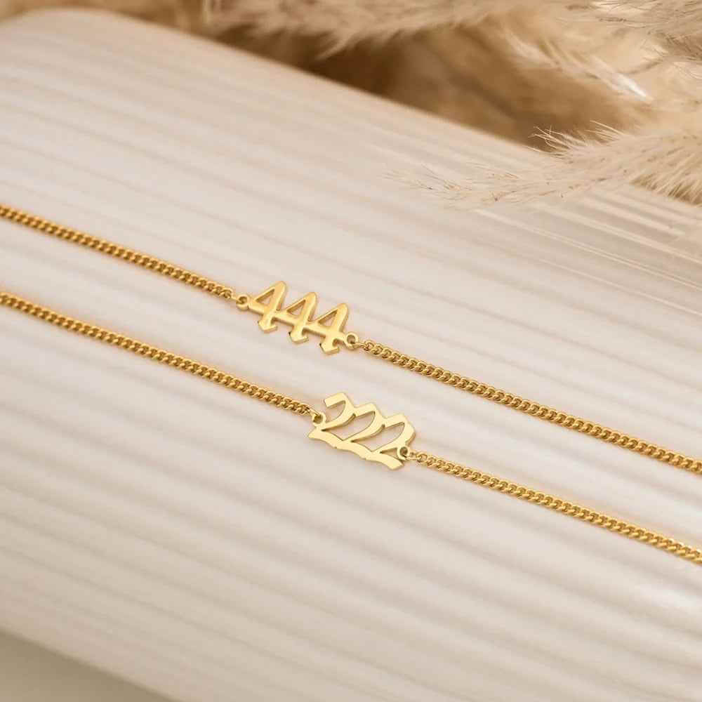 Personalized Lucky Numbers Bracelet