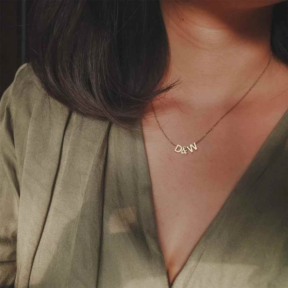 Personalized Name Necklace Or Initials From Separate Letters