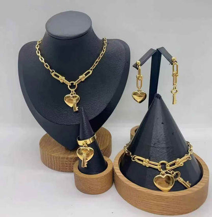 The Key To My Heart Jewelry Set