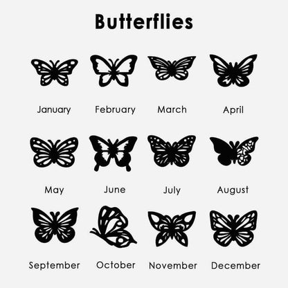 Personalized Name Necklace With Butterfly