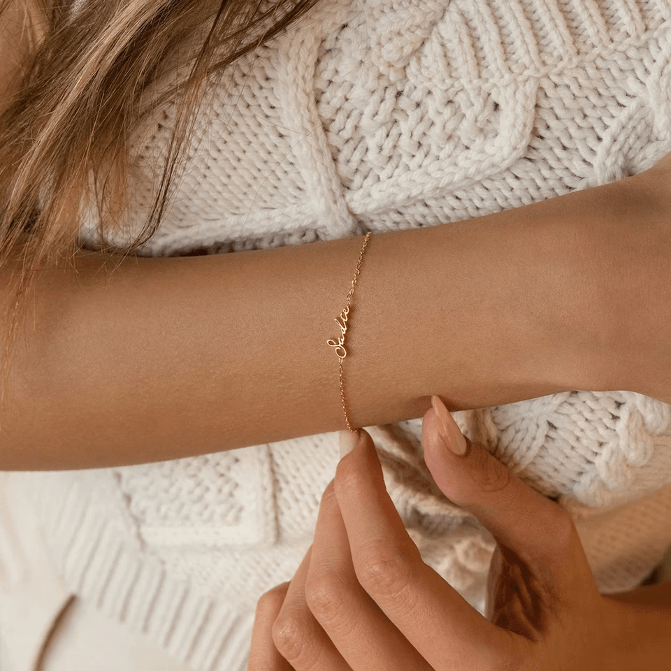 Personalized Name Bracelet - TRIOVARI ACCESSORIES