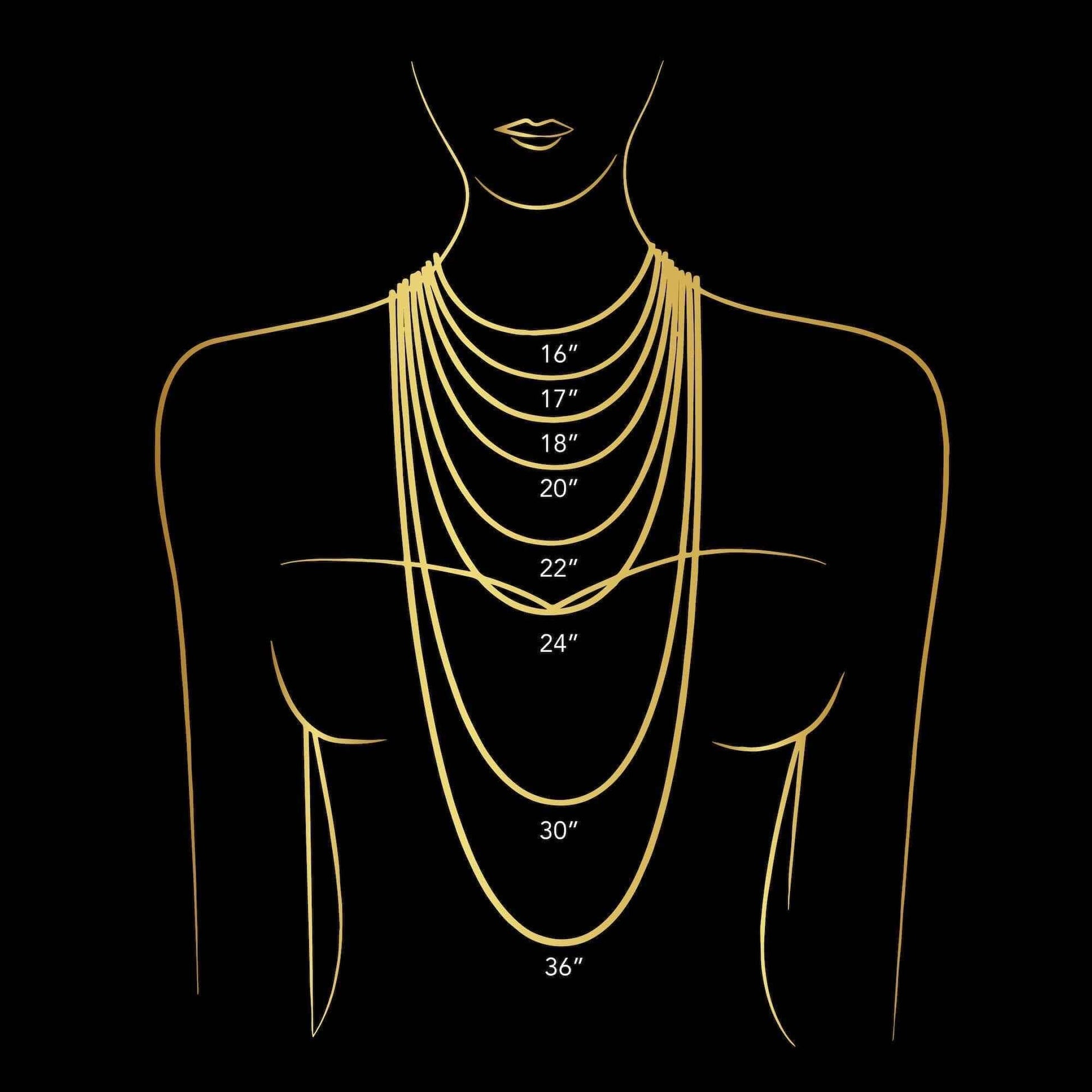 Personalized Name Necklace From Separate Letters showcasing elegant gold letters on a delicate chain worn around the neck.