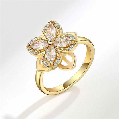 Rotating Flower Jewelry Set