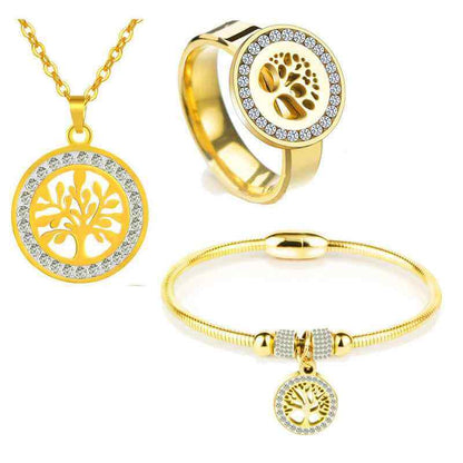 Tree Of Life Jewelry Set